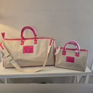 Duffle Bag includes Barrel Bag by Victoria’s Secret. 2 piece set